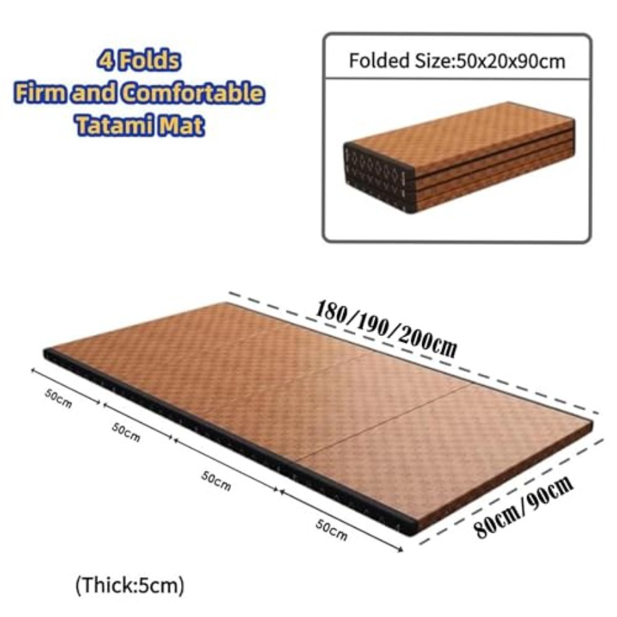 Foldable Mattress Rush Grass T - Tatami Mat Rush review and price