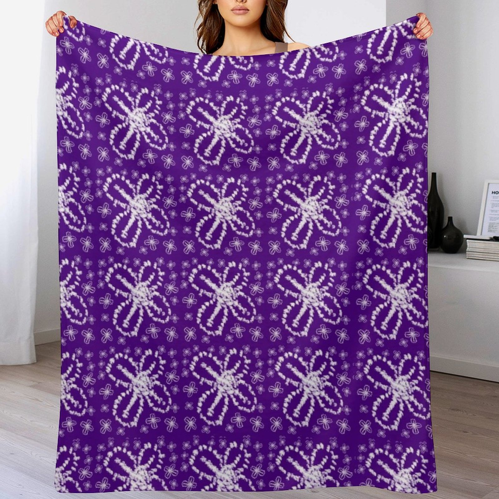 Modern Indigo Tie Dye Floral S - Shibori Tie Dye review and price