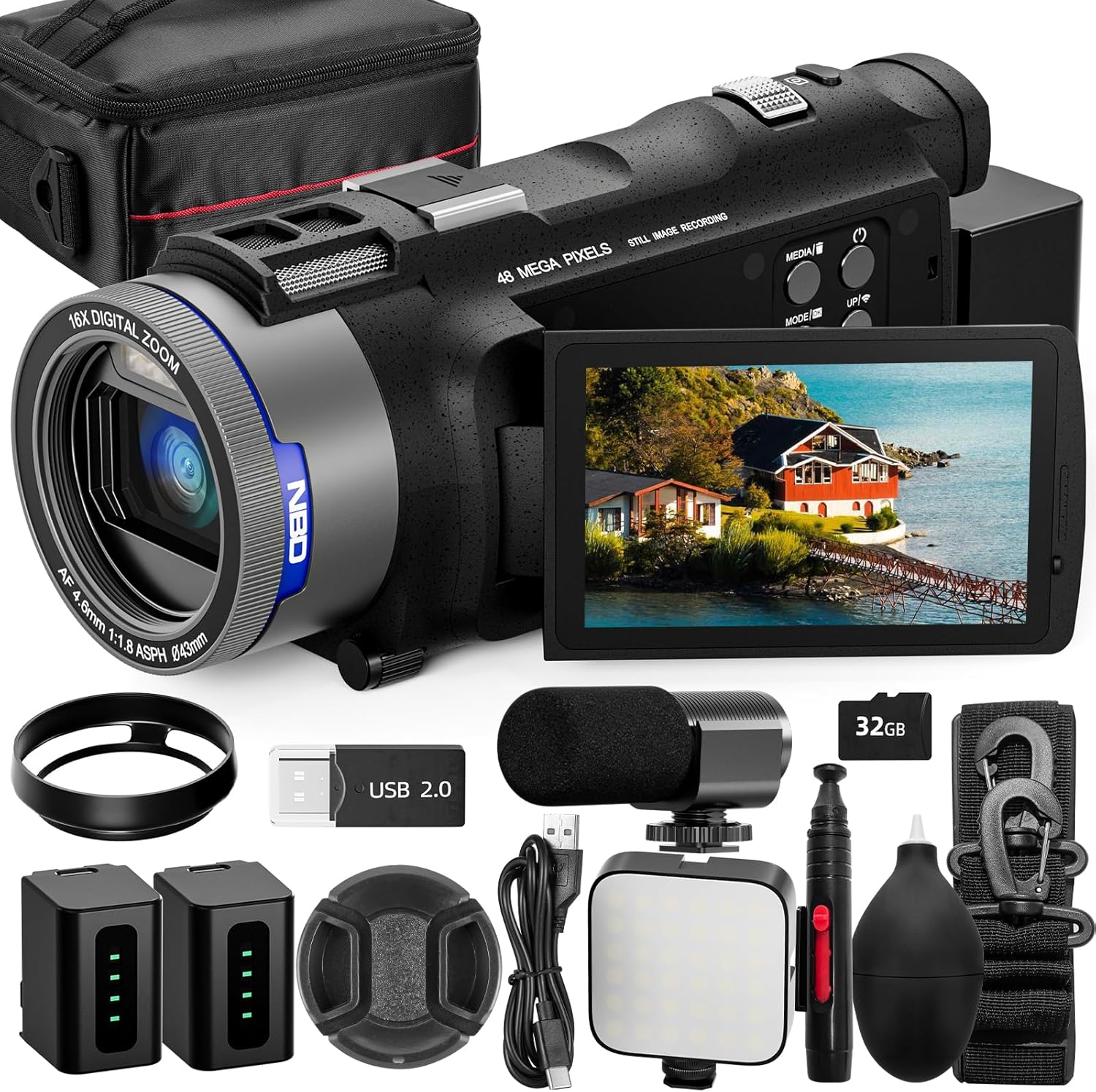 NBD 4K Camcorder Video Camera  - Japanese Lifestyle Video review and price