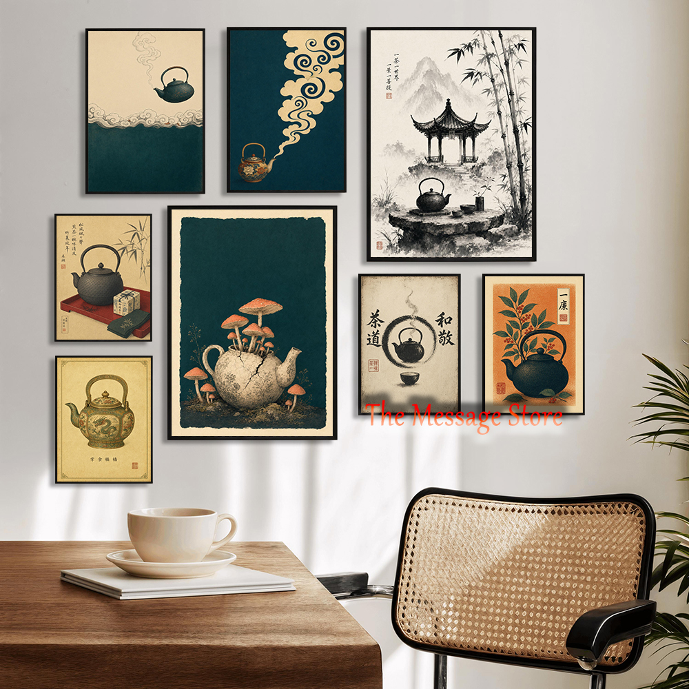 Japanese Teapot Art Minimalist - Japanese Lifestyle And Traditions review and price