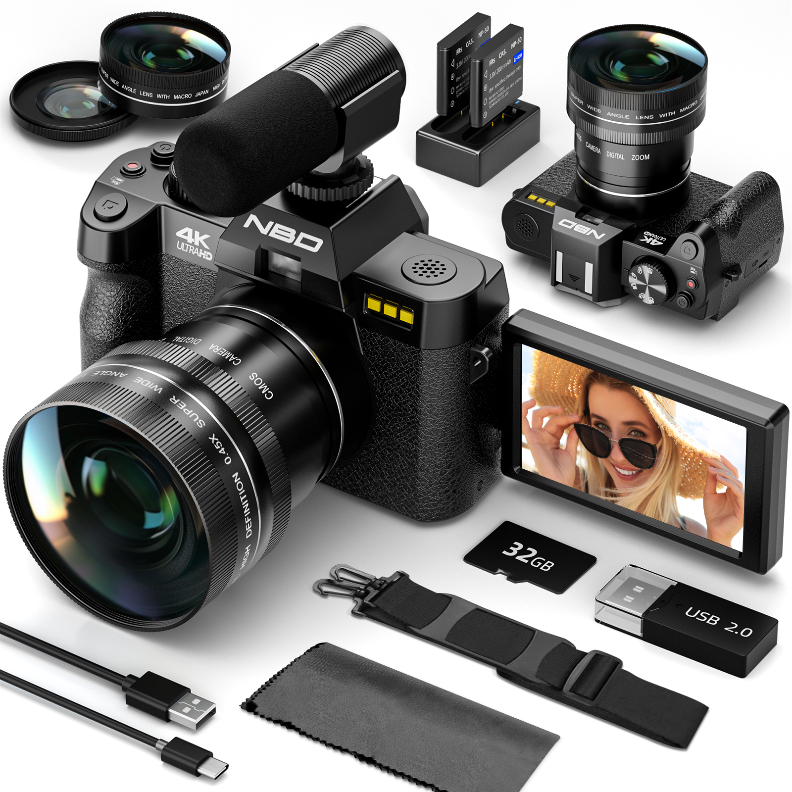 NBD 48MP 4K Digital Camera S10 - Japanese Lifestyle Video review and price