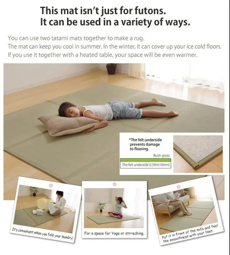 Foldable Tatami Pad Japanese F - Tatami Mat Rush review and price