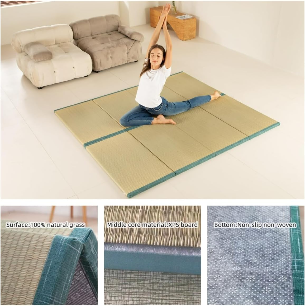 Japanese Floor Mattress Foldab - Tatami Mat Rush review and price