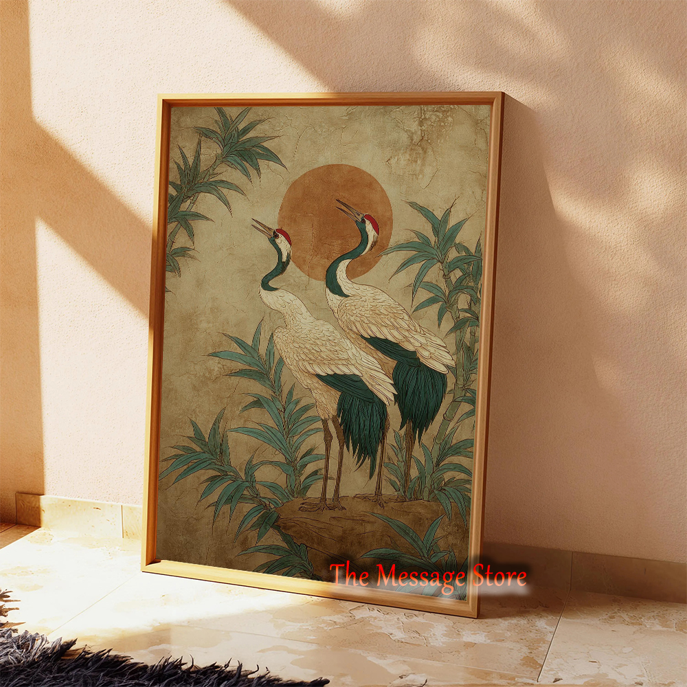 Traditional Nature Crane Birds - Japanese Lifestyle And Traditions review and price