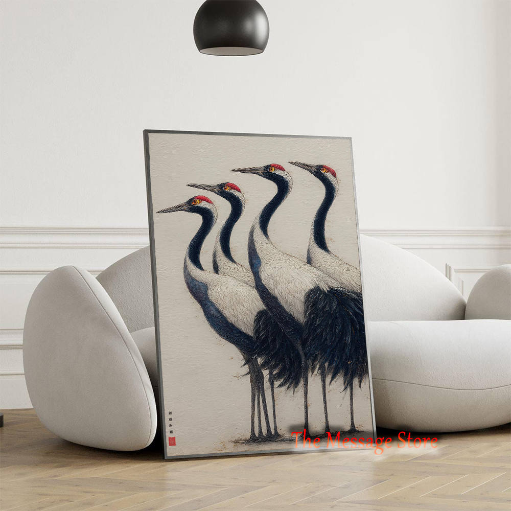 Traditional Nature Crane Birds - Japanese Lifestyle And Traditions review and price