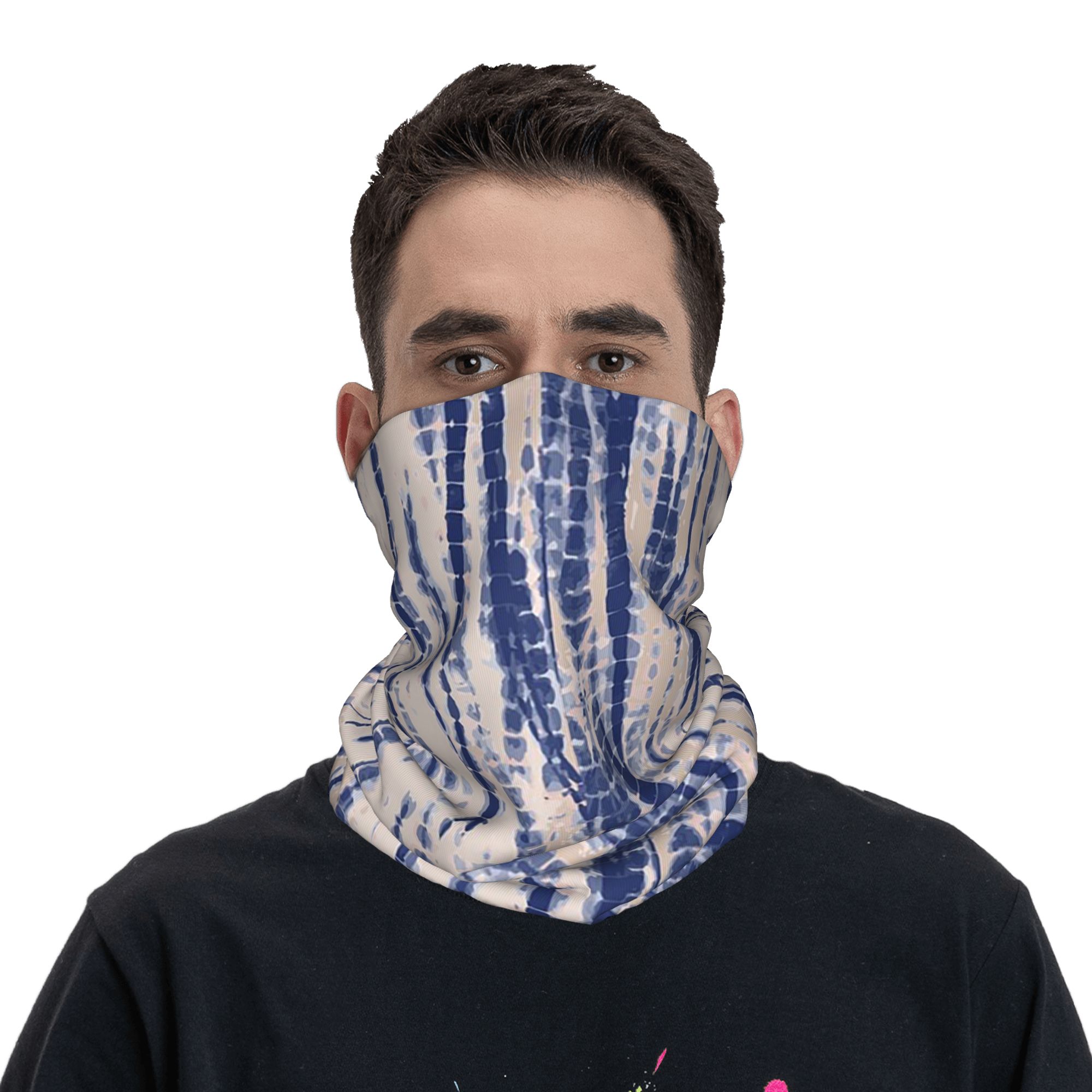 Indigo tie dye shibori print B - Shibori Tie Dye review and price