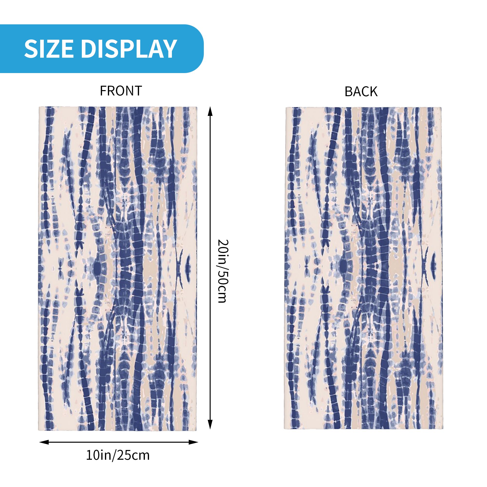 Indigo tie dye shibori print B - Shibori Tie Dye review and price