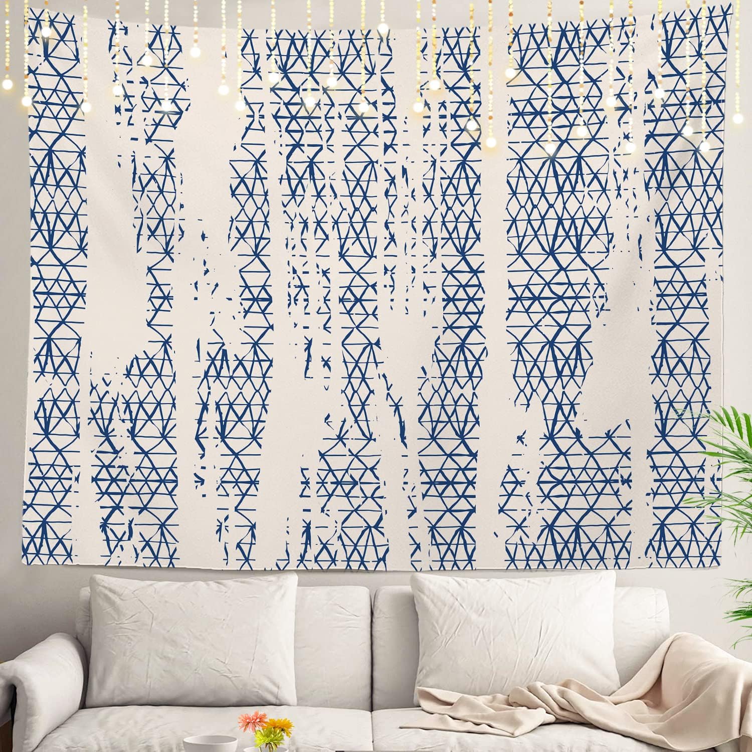 Japanese Abstract Blue Tie Dye - Shibori Tie Dye review and price